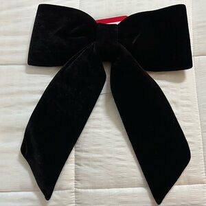 NWT Set of 2 - 15” Black Puffy Tree Bows•Made by Celebrate It
